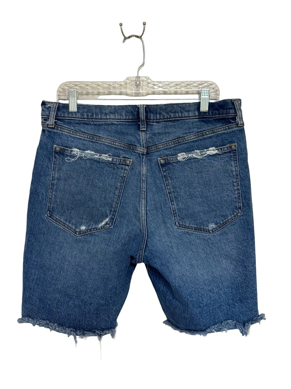 Abercrombie Women’s High Rise 9” Denim Cutoff Shorts - Size 32/14